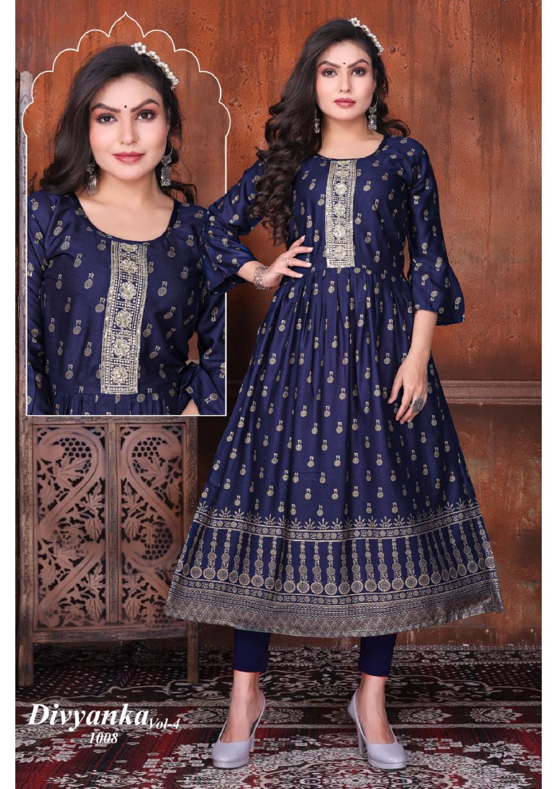 Divyanka Vol 4  By Beauty Queeen Anarkali Kurti Catalog